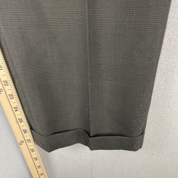 Kilburne and Finch Mens 2 Piece Suit Blazer 43R Brown Gray Plaid Pants 34x28 - Picture 15 of 16